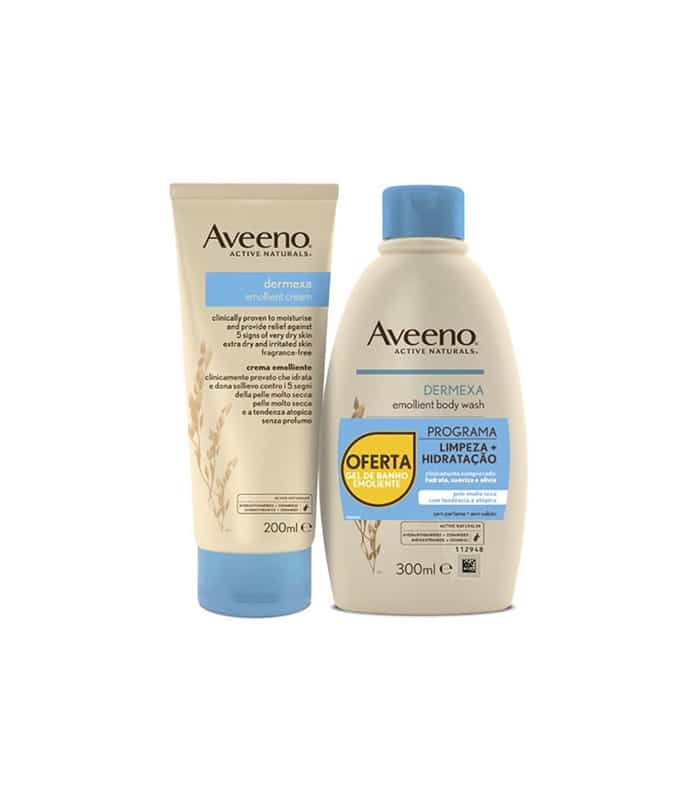 c-bd-bdwsh-product-4.jpg Dermexa Emollient Cream 200ml + Emollient Body Wash 300ml - Image 1
